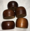 Solid Mahogany Candle Holders (5) - 3