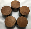 Solid Mahogany Candle Holders (5) - 4