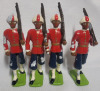 British India Madras Soldiers Toy Soldier Lead Miniatures , 8pc. Set - 2