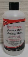 New Bottle of Pure Acetone 236ml