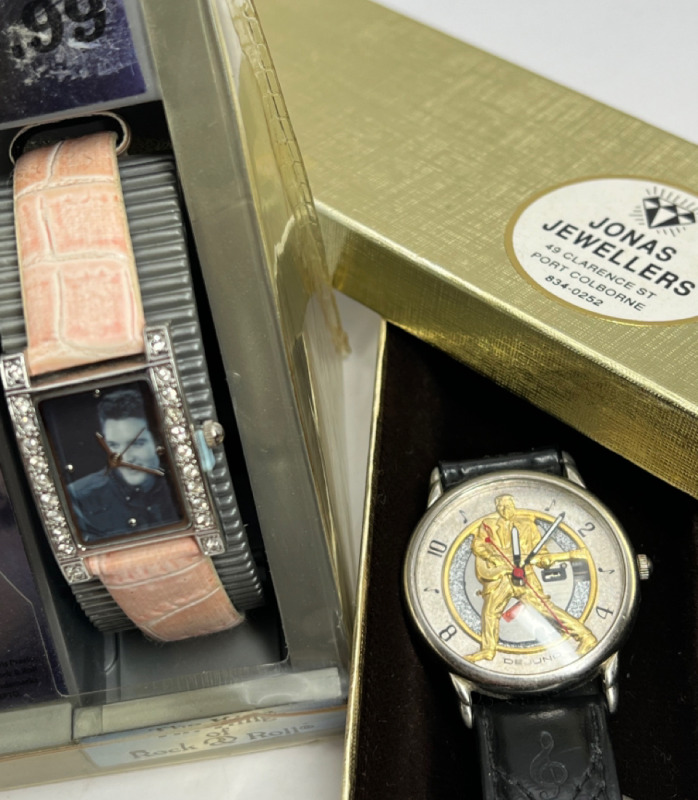 Elvis Presley Vintage Two Collectable Timepieces