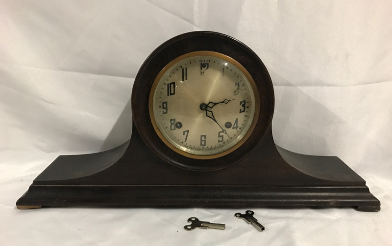 Vintage New Haven Waterfall Mantle Clock