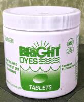New KingsCote BRIGHT DYES 200 Tracer Dye Tablets (Fluorescent LT Yellow/Green)
