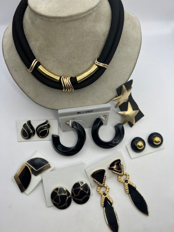 Let your Style Shine Black & Gold Jewelry