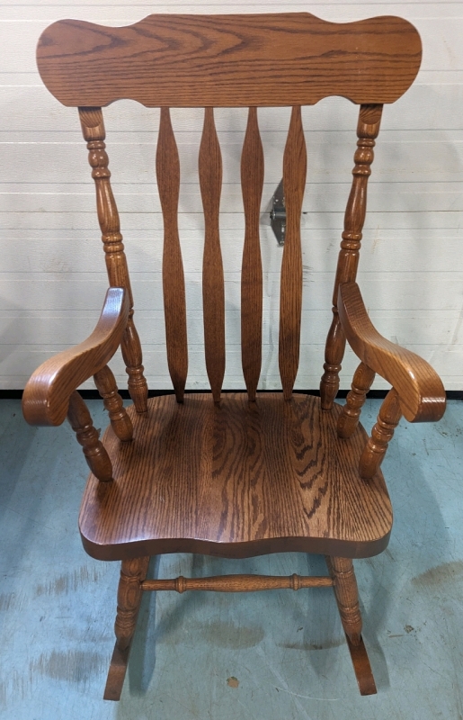 Large Wooden Rocking Chair