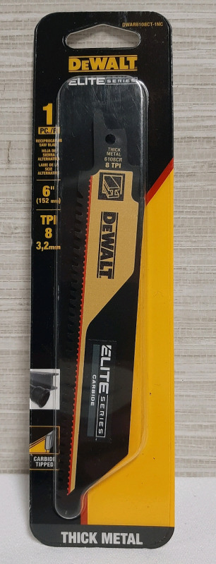 New DeWalt Elite Reciprocating Saw Blade