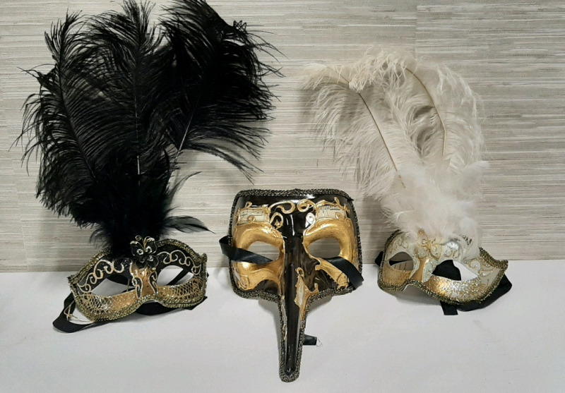 3 Venetian Masks