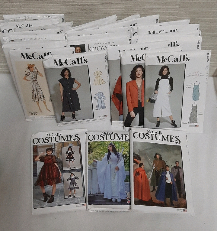 27 McCall's Patterns in Various Sizes and Styles