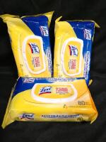 3 Packs of New Lysol Disinfecting Wipes