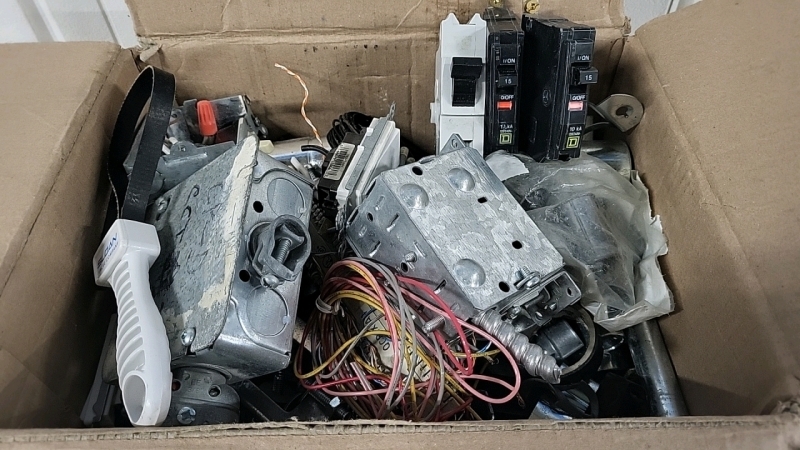 Box Filled Electrical Equipment