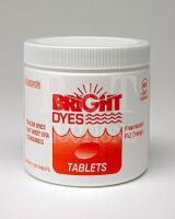 New KingsCote BRIGHT DYES 200 Tracer Dye Tablets (Fluorescent LT Orange)