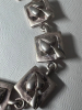 925 Sterling Art Deco designer Bracelet - 4