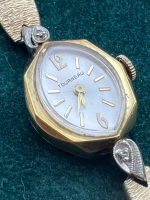 Vintage Tourneau MOVADO Diamond Gold Filled Watch