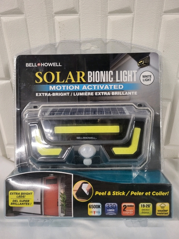 New Bell Howell Solar Bionic Light