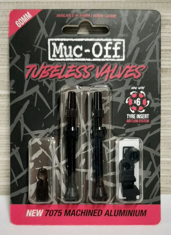 New Muc Off Tubeless Valves 60mm