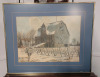 Winter in Niagara Wine Country by Ben Babelowsky , Framed Print . 22"18"