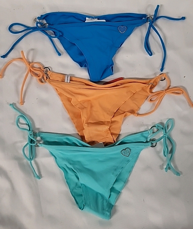 3 New Body Glove Bikini Bottoms - Size XS