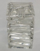 BIRKS Crystal Candle Holder & Oleg Cassini Crystal Votive , Signed - 2