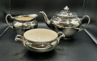 Vintage Gray's Pottery Stoke on Trent Silver Lustre Tea Set