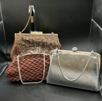 3 Vintage Evening Purses