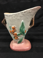 Vintage ROSEVILLE USA Bittersweet Vase c1940&rsquo;s 5.5 inches tall