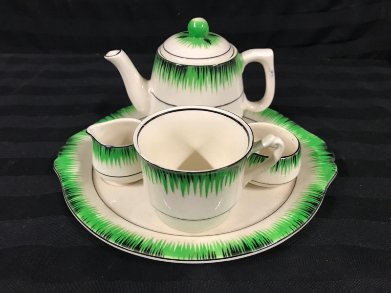 Art Deco T G Green & Co Ltd Breakfast Tea Set Made In England