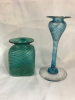 Robert Held Art Glass Vase & Candlestick