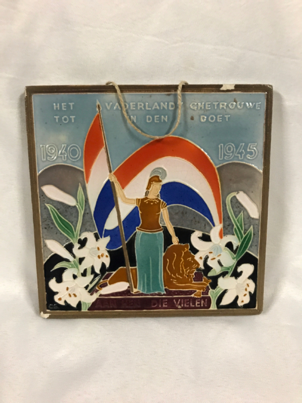 Dutch WWll Tile 6 x 6 w