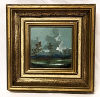 Listed German Artist Milo E. Zerbst Oil on Board