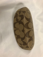 COACH Signature Sunglass Case