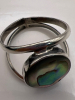 Vintage 925 Sterling Abalone Ring - 5