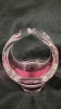 Flygsfors Coquille Miniature Glass Basket - 4.7" tall