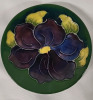 Moorcroft Clematis Dish - 4.6" Diameter - 2