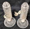 2 Vintage Art Deco Bullet / Torpedo Boudoir Lamps Working (One is As Found) - 2