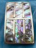 Abalone and Alpace Silver Belt Buckle