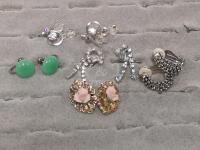 Stunning Vintage Continental Earrings Signed +++