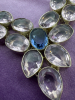 Fantastic Modern Pale Purple & Blue Cubic Zirconia Necklace - 5