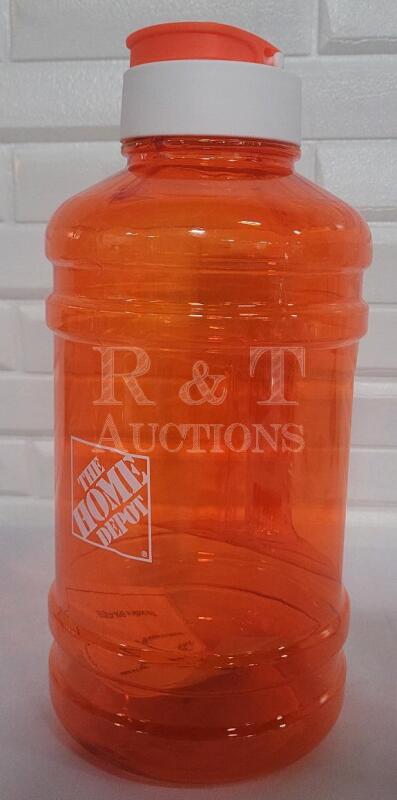 Home Depot 2.1L Orange Water Bottle - New