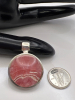 925 Sterling Rhodocrosite Stone Pendant - 3