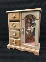 Wooden Jewelry Box 20 x 8.5 x 5 inches