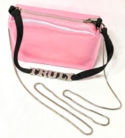 New TRULY BEAUTY Signature Crystal Logo Purse