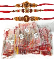 50 Packs Raksha bandhan Rahki Bracelets (150+ Bracelets in each lot!) Various Designs