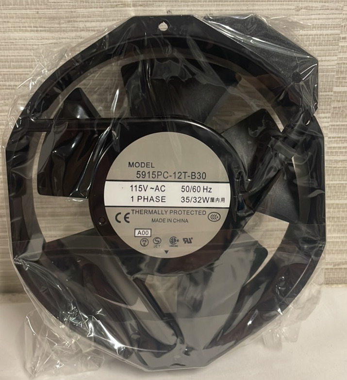 NEW NMB tubeaxial fan 115vac rectangular/rounded edges