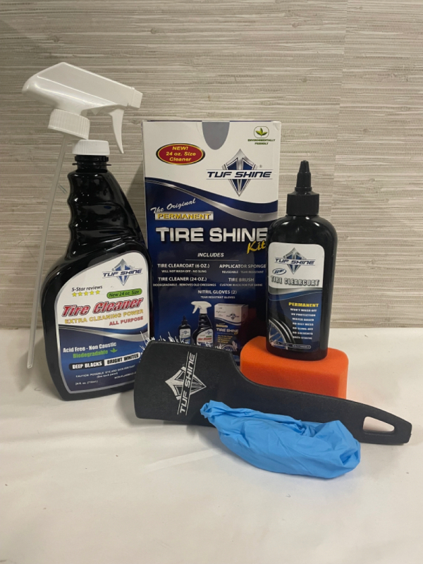 NEW Tuf Shine Permanent Tire Shine Kit