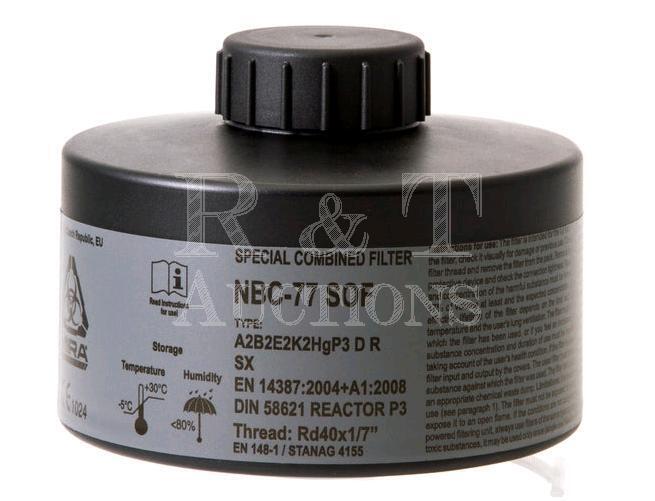 CBRN Gas Mask Filter NBC-77 SOF 40mm Thread - New , Sealed