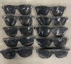 10 NEW UV Protection Black Sunglasses Unisex