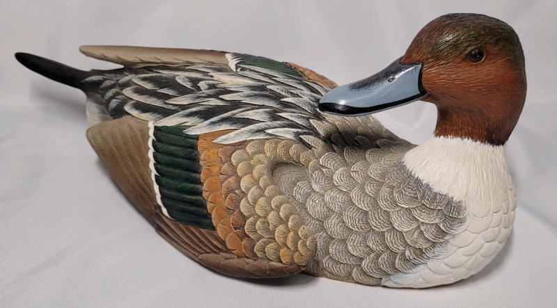 Heritage Decoys Hand Crafted Pintail Duck Mantle Duck Decoy , Limited to 5000