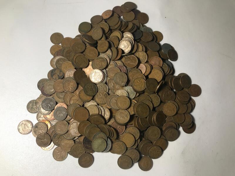 2 Kg Of Canadian George VI Peenies