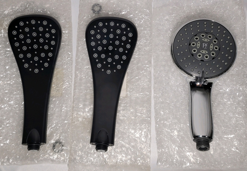 3 New Pfister Shower Heads : Three Shower Heads Two (2) Different Styles