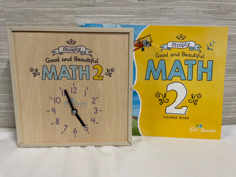 NEW Simply Good and Beautiful Math 2 Course Book & Math Box 2